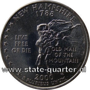 New Hampshire State Quarter 2000