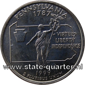 Pennsylvania State Quarter 1999