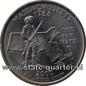 Massachusetts State Quarter 2000