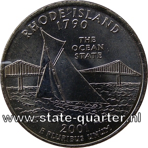 Rhode Island State Quarter 2001