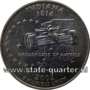 Indiana State Quarter 2002