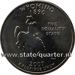 Wyoming State Quarter 2007