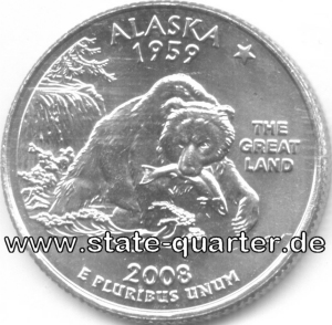 Alaska State Quarter 2008