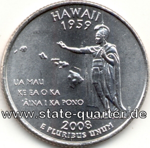 Hawaii State Quarter 2008