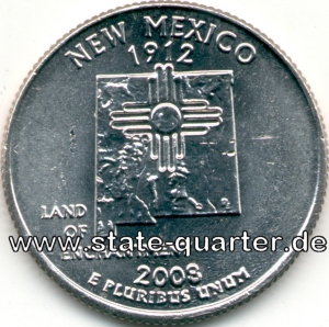 New Mexico State Quarter 2008